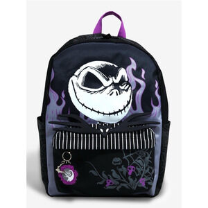 The Nightmare Before Christmas Jack Skellington Glow-In-The-Dark Backpack NEW
